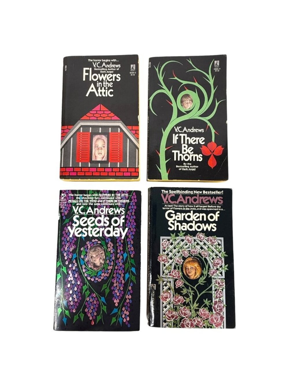 V C Andrews Flowers In The Attic Dollanganger Series 1 3 4 5 First Pocketbook‎